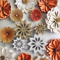 Étoile en papier nid d'abeille suspendue de 12 pouces de hauteur pour décorations murales de Noël