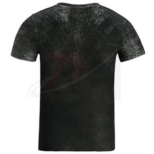 Ropa de Lujo de Poliéster 100% con Diseño Liso Negro para Sublimación, Manga Corta, Rayas, Novedad de Verano, Venta Caliente, Estilo Casual - Product Image 2