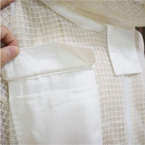 White Beekeeper SL-BKS-107 Protective <b>Suit</b> with Veil Full Body Coverage Four Seasons Casual Wear Other Material - Product Image 5