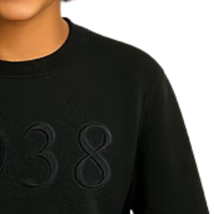 เสื้อสเวตเชิ้ตปักลาย 3 มิติ สีดำสำหรับเด็กผู้หญิง แขนยาว สวมใส่สบาย เหมาะสำหรับทุกวัน - Product Image 3