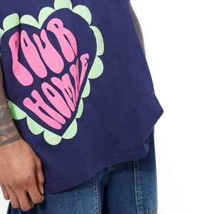T-shirts en gros avec impression 3D en relief, personnalisables avec logo, en coton épais pour l'été, anti-plis, 100 % coton - Product Image 3
