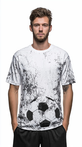 100% Polyester Football Sublimation Shirts Men Sportswear Lightweight Printed Football Jersey Sports Training Sublimation Jersey - Product Image 4