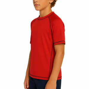 Kids Short Sleeve Swim T Shirt for <b>Boys</b> UV Protection Rash Guard Quick Dry Beach Wear OEM ODM Manufacturer Wholesale <b>Boys</b> Shirts - Product Image 3