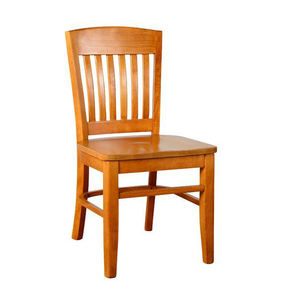 Silla de comedor moderna de madera, diseño escandinavo, silla estable para el hogar, silla con patas de madera maciza - Product Image 5