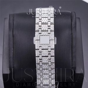 Best Quality Fashion Moissanite Diamond <b>Watch</b> <b>for</b> Women Luxury Crystal Studded Wristwatch with Elegant Design Available <b>For</b> Sale - Product Image 3