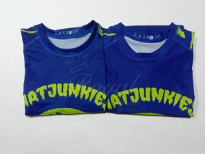 Personalizable de manga completa Rash Guard para hombres Sublimado MMA & BJJ Camisa de compresión con logotipo de longitud larga MMA Rashguard - Product Image 2