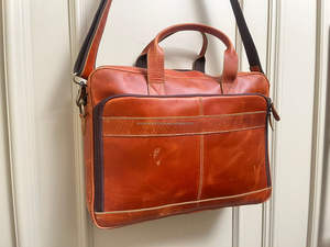 New Real Handmade Full Grain Genuine Leather <b>Messenger</b> <b>Bag</b> <b>Laptop</b> Case File Holder Office <b>Bags</b> Unisex Crossbody Shoulder <b>Bag</b> - Product Image 3