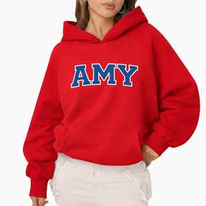 Sweat-shirt long à capuche oversize pour femme, en polaire douce tissée, chaud, décontracté, ample, style urbain, avec logo frontal, idéal pour l'hiver - Product Image 1