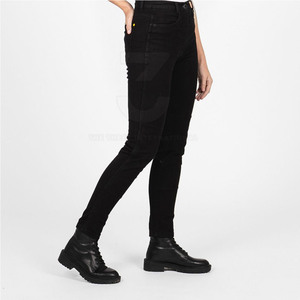 Pantalones Vaqueros de Cintura Alta para Mujer, Invierno, 100% Algodón, Ecológicos, Transpirables, Material Suave y Elástico, con Servicio de Logotipo Personalizado - Product Image 5