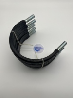 Collier de serrage en U 125/150/175 pour ligne de distribution de pompe à béton - Installation facile, conception anti-vibration pour pièces de machines
