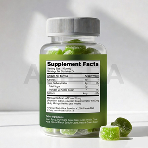 Fournisseur OEM de Gummies à l'Extrait de Feuilles de Moringa en Gros, Saveur Naturelle, Marque Privée - Product Image 4