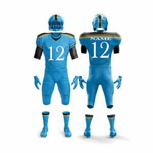 Custom American Football Uniform Green V-Neck Short Sleeve <b>Moisture</b> Wicking Fitted Jersey Pants Gloves <b>Socks</b> Full Set Men Adults - Product Image 3