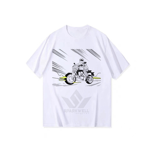เสื้อยืดลายกราฟิกมอเตอร์ไซค์ ยูนิเซ็กซ์ แขนสั้น คอกลม ผ้าฝ้ายเจอร์ซีย์ 100% สวมใส่สบาย พิมพ์ลาย ใส่ได้ทุกฤดู - Product Image 4