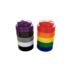 Jouets de tri et de comptage pour enfants, 500 pièces, compteurs en plastique lisse demi-ronds - Product Image 3