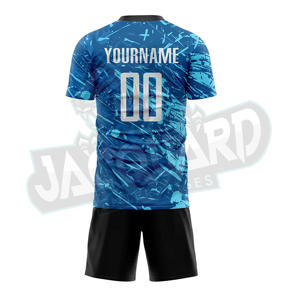 Uniforme de Fútbol Sublimado de Alta Calidad, Transpirable, Personalizado, Nuevo, Uniforme de Entrenamiento de Fútbol de Manga Corta - Product Image 3