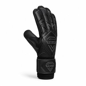 OXYTAG Football Goalkeeper Gloves Full Finger Leather Breathable Non-Slip Adjustable Wrist <b>Strap</b> Goalkeeper Gloves - Product Image 2