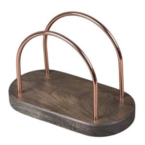 Porta Servilletas de Hierro con Acabado en Polvo Negro Mate, Ideal para Decoración del Hogar, Cocina, Hotel y Regalos - Product Image 6