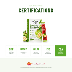 Palitos de Gelatina de Garcinia Cambogia Personalizados, Suplemento Dietético en Paquetes Individuales, Fórmula Herbal de Marca Privada - Product Image 3