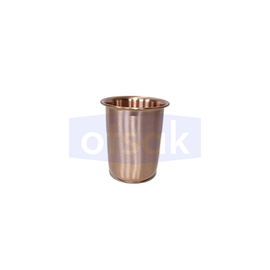 Verre à eau en cuivre écologique de qualité supérieure, gobelet métallique réutilisable grande capacité pour le bien-être quotidien, la restauration et l'hôtellerie - Product Image 1