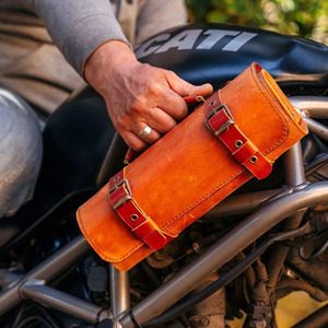 Handmade leather <b>tool</b> <b>roll</b> organizer bags wholesale supplier OEM custom premium portable storage for sale in reasonable price - Product Image 2