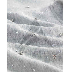 Sudadera con capucha personalizada para hombre con pedrería, con cremallera, gruesa, de corte holgado, talla grande, hombros caídos, estilo cuadrado, Fashion Process Impex - Product Image 4