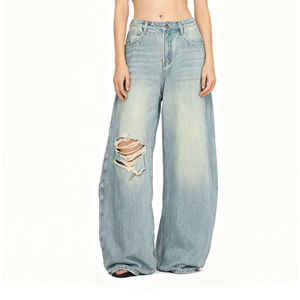 Pantalon palazzo ample pour femme, taille haute, coupe fluide, décontracté, pour tous les jours - Product Image 1
