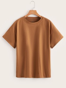 Vente en gros de t-shirts pour hommes en coton 100% personnalisés avec votre logo de marque, t-shirts unis décontractés pour hommes - Product Image 4