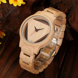 Wholesale FAIZA CRAFT 100% Natural Quartz <b>Art</b> Deco Round Unisex Waterproof Custom Wood FC-5786 Watches Antique Style <b>Clocks</b> - Product Image 1