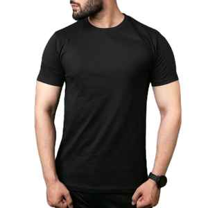 Camiseta de Manga Corta para Hombre, Cuello Redondo, Estilo Juvenil, Corte Regular, 100% Algodón, 220g, Tejido Ecológico, Lisa para Imprimir - Product Image 2