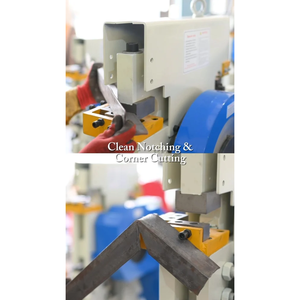 เครื่องตัดเหล็กอุตสาหกรรมหนัก รุ่น 12B QA36-12BH เครื่องเจาะ ตัด และทำรอยบากแบบไฮดรอลิก ขนาด 36-120 ตัน สำหรับงานโลหะ - Product Image 3