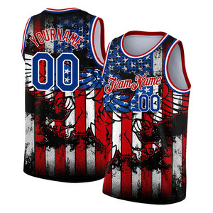 Maillot de basket-ball à séchage rapide au design unique pour adultes, vêtements de sport respirants imprimés, taille plus, nouveau modèle de maillots avec logo personnalisé - Product Image 1