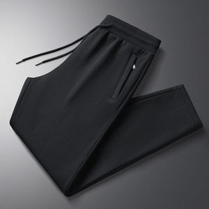 Pantalones de forro polar de talla grande, holgados, 100% algodón puro, de alta calidad, con logotipo bordado personalizado, precio de fábrica de Bangladesh y China - Product Image 2