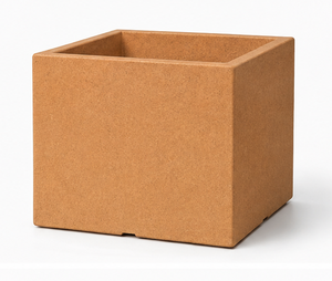 SwamiG TradeX Pots de fleurs d'extérieur modernes en plastique léger finition sablée style minimaliste gris beige blanc - Product Image 1