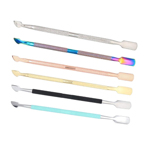 Empujador de Cutículas y Limpiador de Uñas de Acero Inoxidable para Manicura y Pedicura Profesional, Herramienta para el Cuidado de las Uñas para Uso en Salón y en Casa - Product Image 2