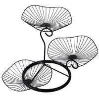 Cesta de Frutas Compacta de Metal Ideal para Cozinhas Pequenas, Oferecendo Organização Eficiente de Frutas e um Toque Decorativo