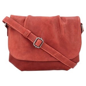 Genuine <b>Leather</b> Suede Fashion Outdoor Small Crossbody Shoulder Messenger <b>Bag</b> Zipper Closure Dumpling Horn Design for <b>Men</b> Women - Product Image 1
