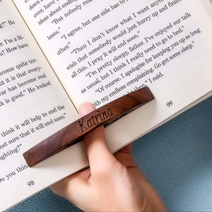 Finger Ring Reader Support <b>Book</b> Finger Holder Wooden - Product Image 1