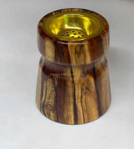 Artisan Harmony Bois naturel et résine époxy Fabriqué Bakhoor Brûleur Porte-encens Oud de luxe pour parfum et arabe élégant - Product Image 2