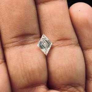 Diamant blanc taille losange cultivé en laboratoire de 1,01 à 3,01 carats, certifié IGI, pierre libre pour la fabrication de bijoux de fiançailles et de bagues de mariage - Product Image 1