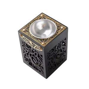 Brûleur d'encens en bois, bois naturel de qualité supérieure, bois naturel résistant à la chaleur, résistant à la chaleur, pour bakhoor et oud, finition lisse - Product Image 1