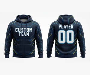 Custom Sublimation Print Sports Team <b>Hoodie</b> for Men and Women 100% Polyester <b>Short</b> <b>Sleeve</b> Pullover 420g XS - Product Image 1