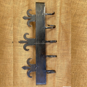 ตะขอแขวนเสื้อโค้ทผ้าขนหนูรูปม้าแบบวินเทจตะขอแขวนผนังสำหรับห้องน้ำและห้องนั่งเล่นชั้นวางกุญแจอานสีน้ำตาลคาวบอย - Product Image 2