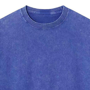 Camiseta Unisex Oversize con Lavado Ácido, Venta al por Mayor, Personalizada, Transpirable, de Algodón Pesado, Estilo Vintage Desgastado, Estampado Boxy, Streetwear - Product Image 6