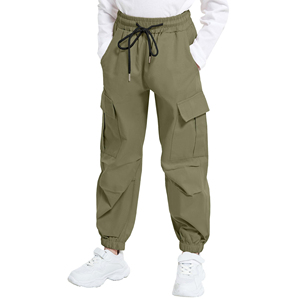 Pantalones Deportivos Casuales de Primavera para Hombre, de Cintura Alta, Transpirables, de Poliéster/Algodón, con Múltiples Bolsillos, Tipo Cargo, de Secado Rápido - Product Image 3
