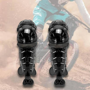 Protectores de Piernas Estilo Receptor de Béisbol de Calidad Premium, Protectores de Espinillas y Rodillas para Uso Deportivo - Product Image 5