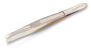 Marca NGHIA, pinzas para cejas de acero inoxidable chapadas en, juego de manicura y pedicura, 85mm de longitud, Exportación - Product Image 6