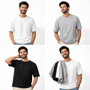 T-shirt homme personnalisé à manches courtes 100% coton respirant, écologique, anti-boulochage, anti-plis, anti-rétrécissement, coupe classique - Product Image 4