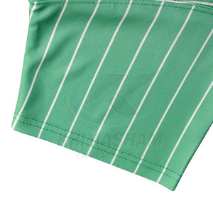 เสื้อเบสบอลโพลีเอสเตอร์ 100% ทนทาน ผิวสัมผัสนุ่ม ผลิตตามสั่ง เสื้อเจอร์ซีย์ฤดูร้อนแบบสั้น ระบายอากาศได้ดี แห้งเร็ว ผลิตในปากีสถาน - Product Image 3