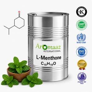 L-Menthone CAS 14073-97-3 Aromaaz International Brand Liquid Form 99.0%-99.5% Purity Industrial Grade Fragrance Chemical Raw for - Product Image 5