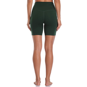 ชุดโยคะขาสั้นพร้อมผ้าสไปเด็กซ์ยืดหยุ่นสำหรับผู้หญิง - Product Image 5